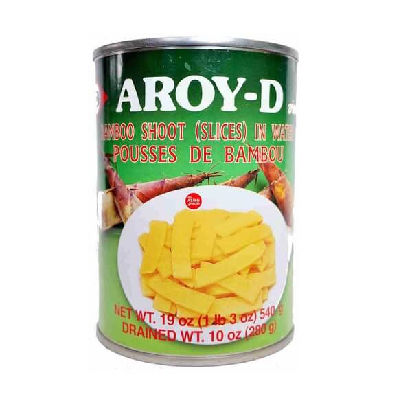AROY-D BAMBOO SHOOT IN WATER (SLICES) 540G AROY-D BAMBOO SHOOT IN WATER (SLICES) 540G