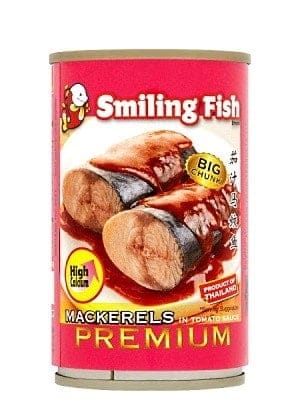 Mackerels In Tomato Sauce 155G – Smiling Fish Mackerels In Tomato Sauce 155G – Smiling Fish