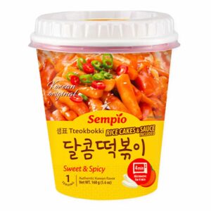 Sempio instant Tteokbokki sweet and spicy cup Sempio instant Tteokbokki sweet and spicy cup